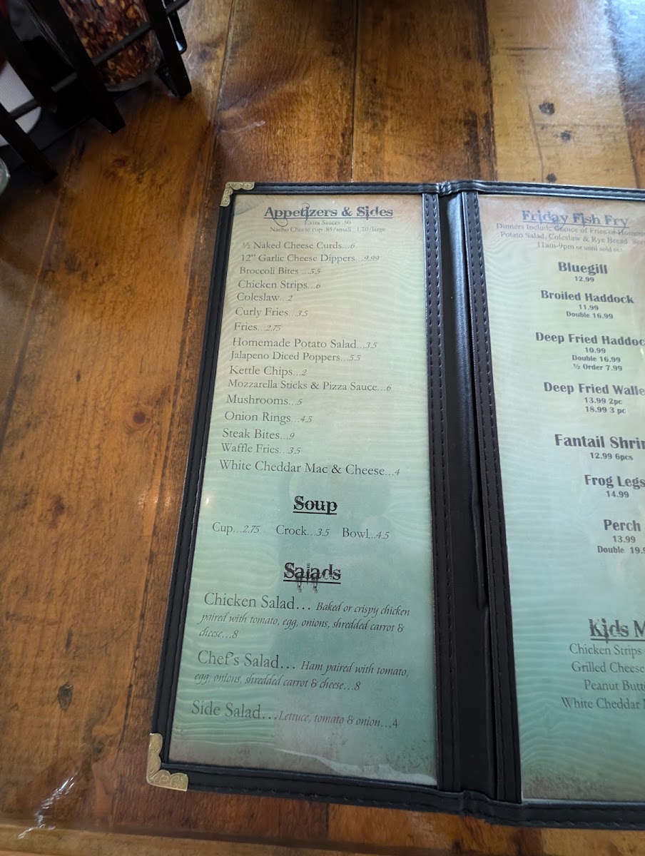 Mimi's On Route 49 menu board