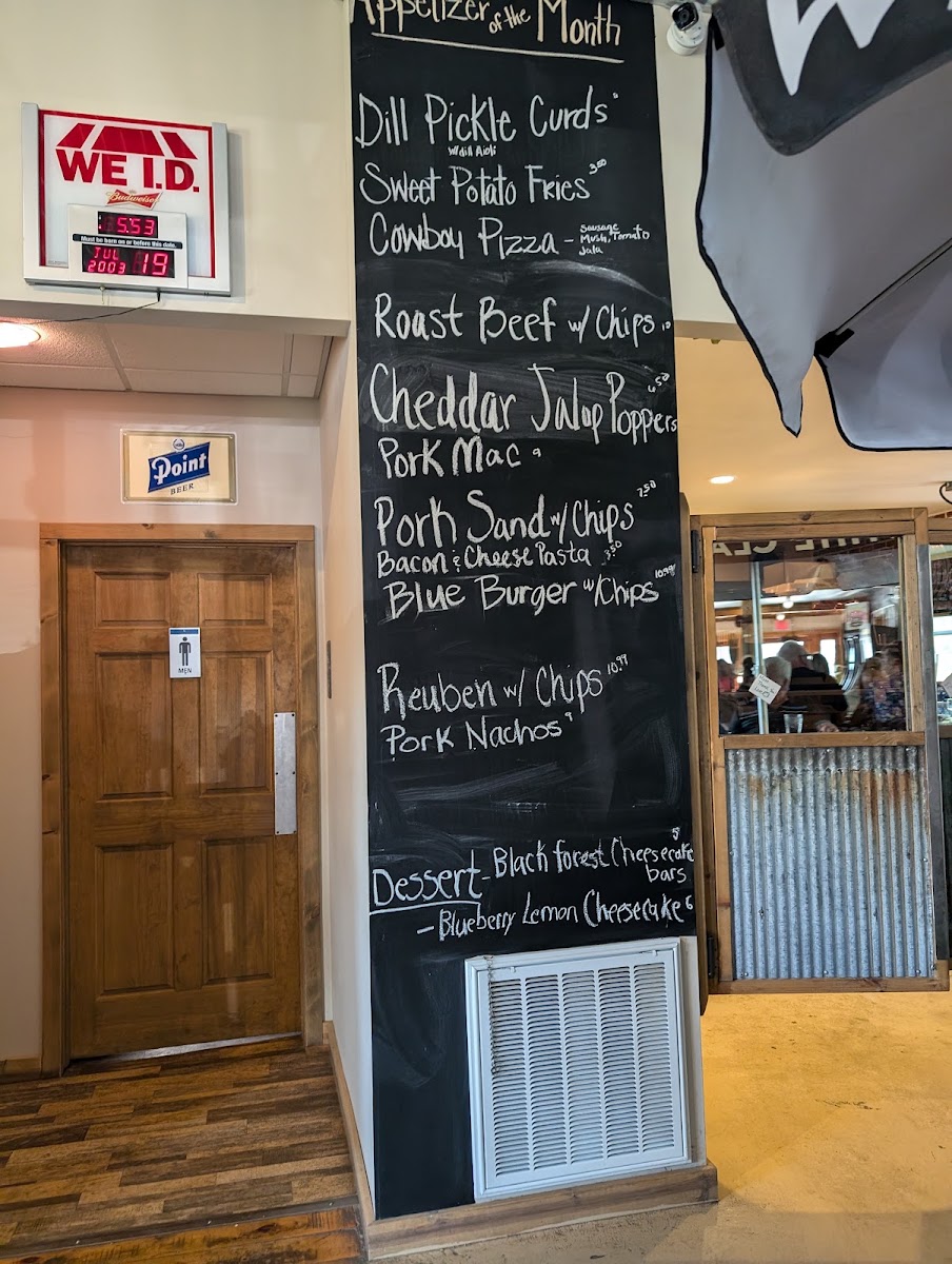 Mimi's On Route 49 menu board