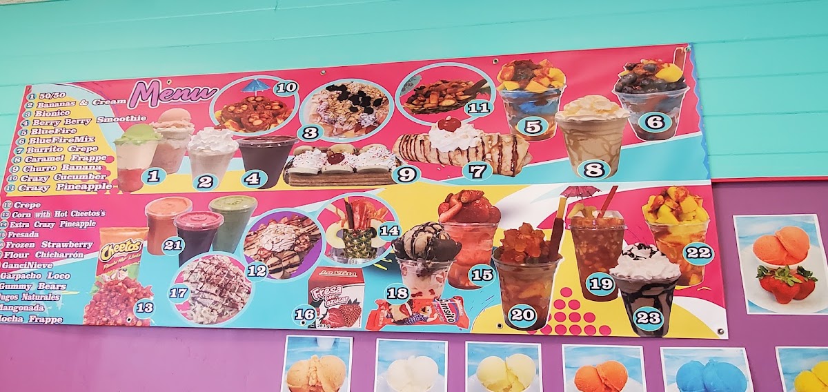 Molcajetes Apatzingan menu board