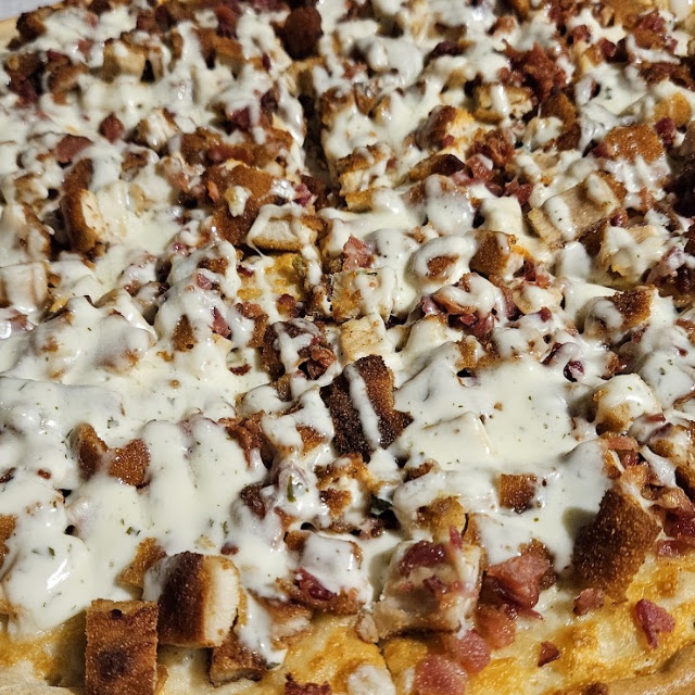 Chicken Bacon Ranch Pizza