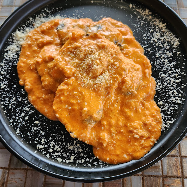 Lobster Ravioli with Truffle Sauce