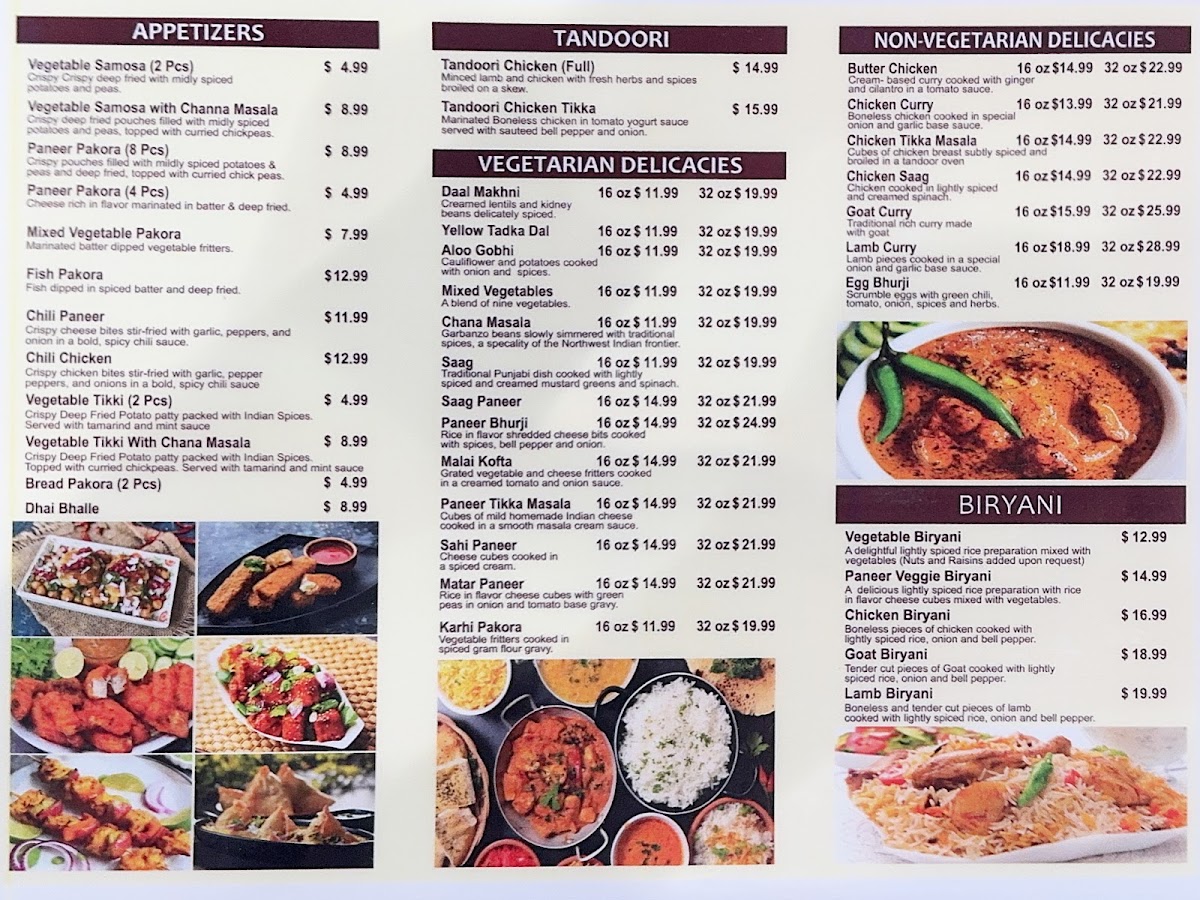 Punjabi Dhaba | Modern Kofa Cafe menu board