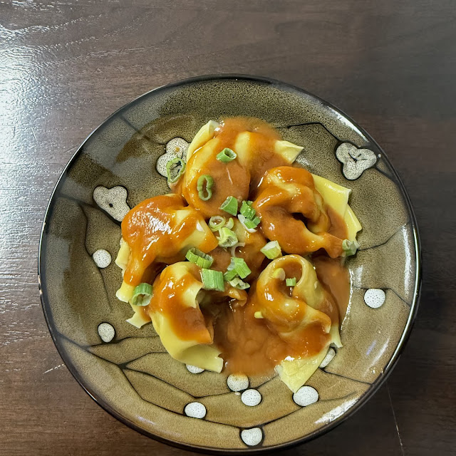 Peanut Chili Pork Wontons