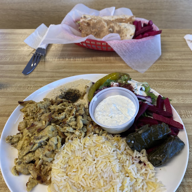 Chicken and Rice Mediterranean Platter