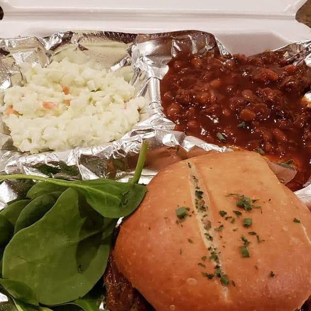 BBQ Pull Shoukder and BBQ Beans