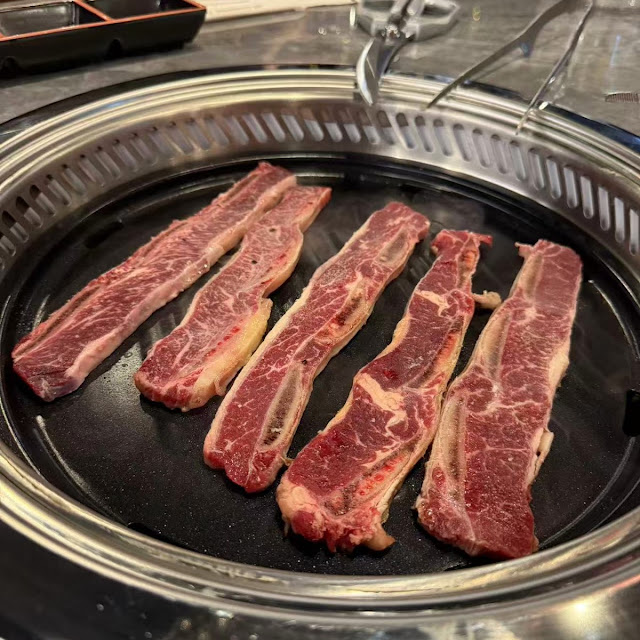 Grilled Pork Belly and Beef