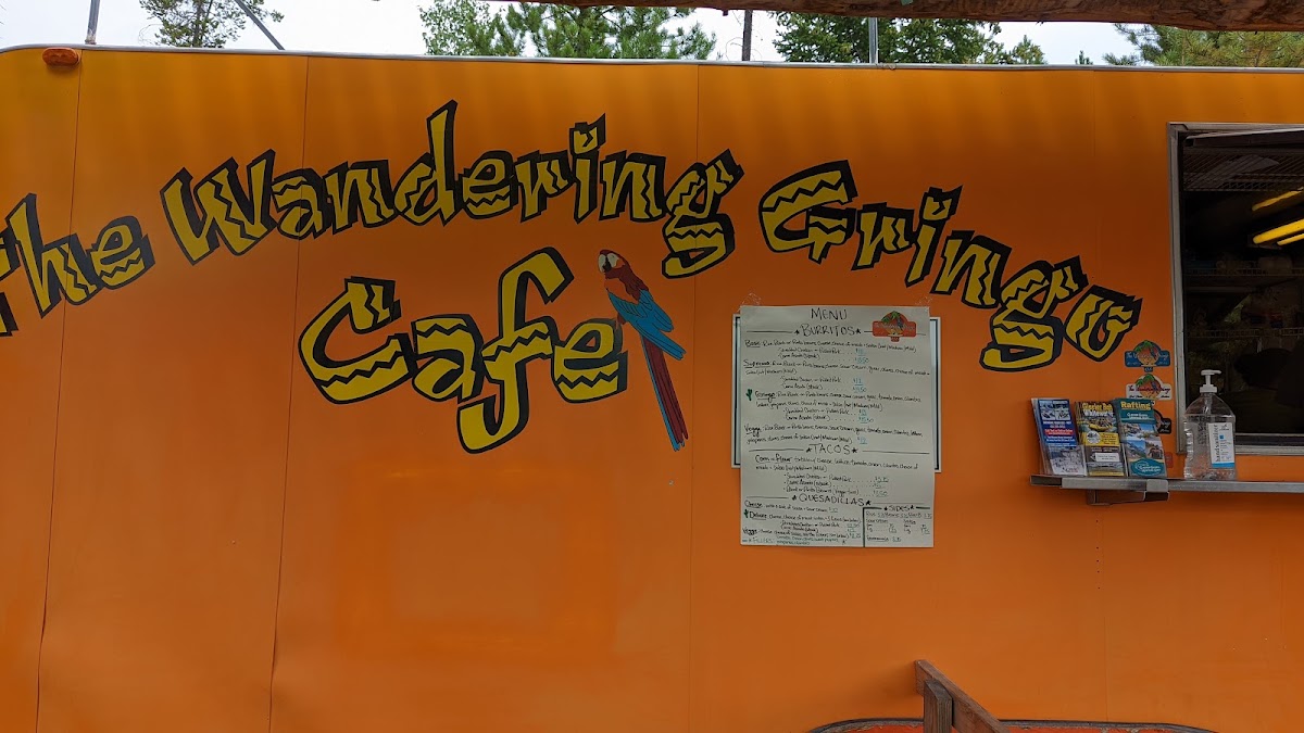 Wandering Gringo Cafe menu board