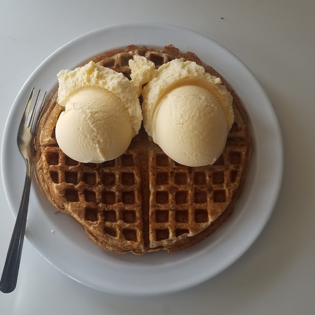 Waffle and Ice Cream