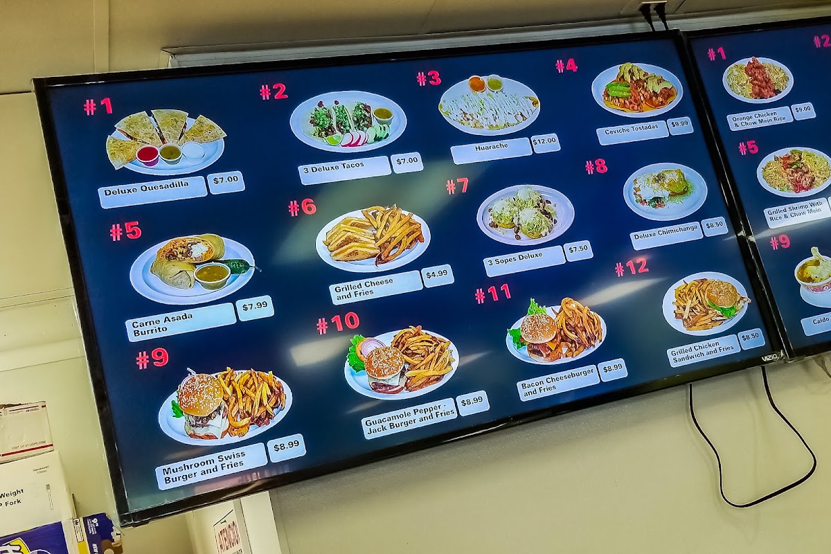 Neveria Chayos #4 menu board