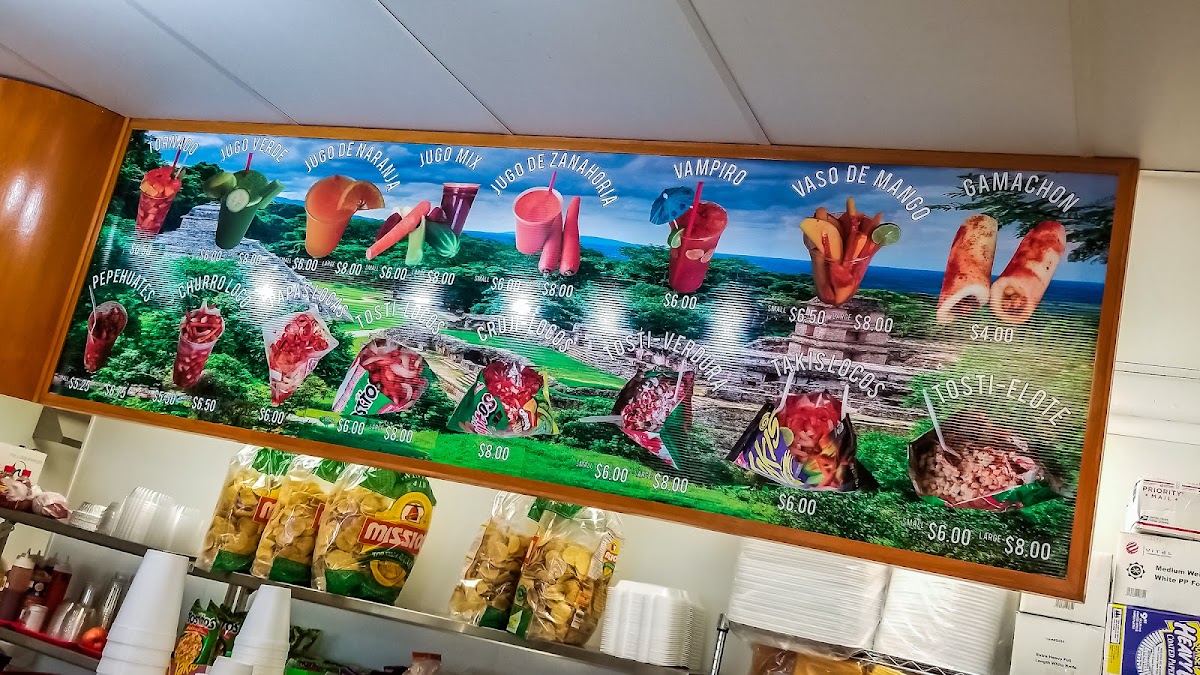 Neveria Chayos #4 menu board