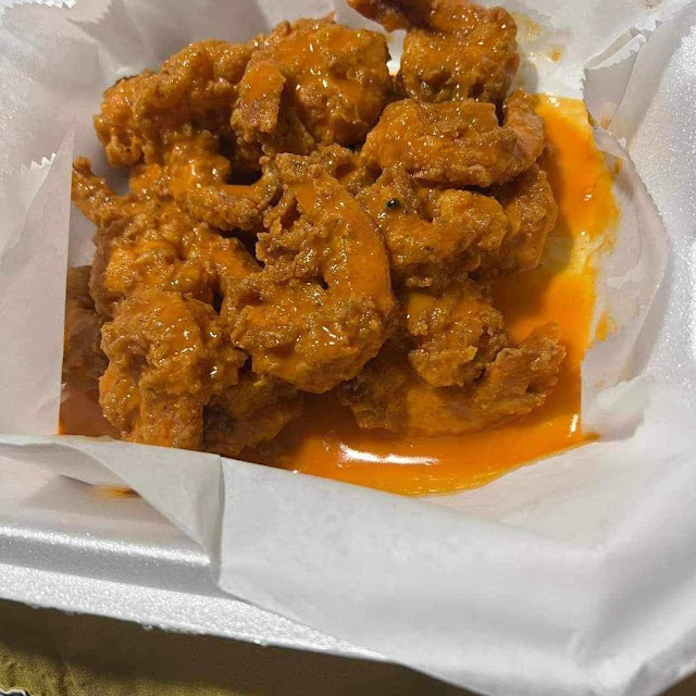 Fried Shrimp w Cajun Garlic Butter