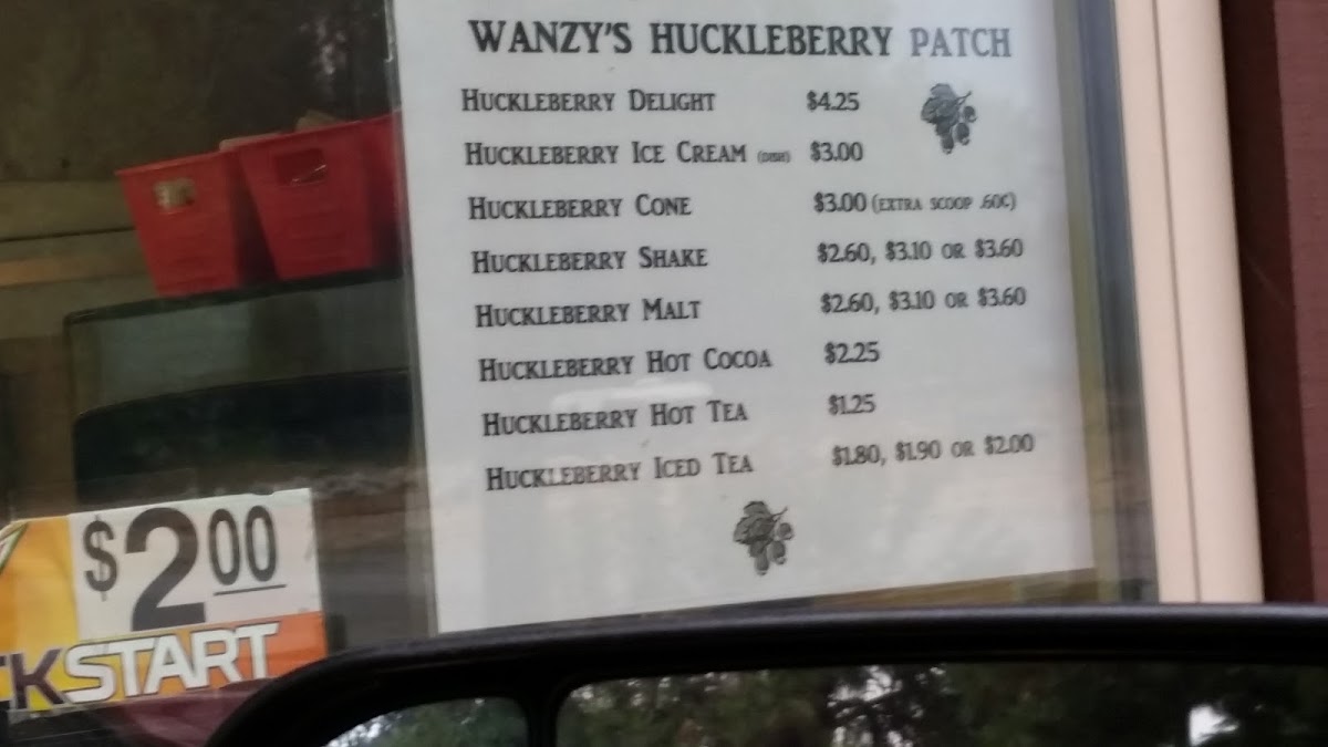 The Windsor menu board
