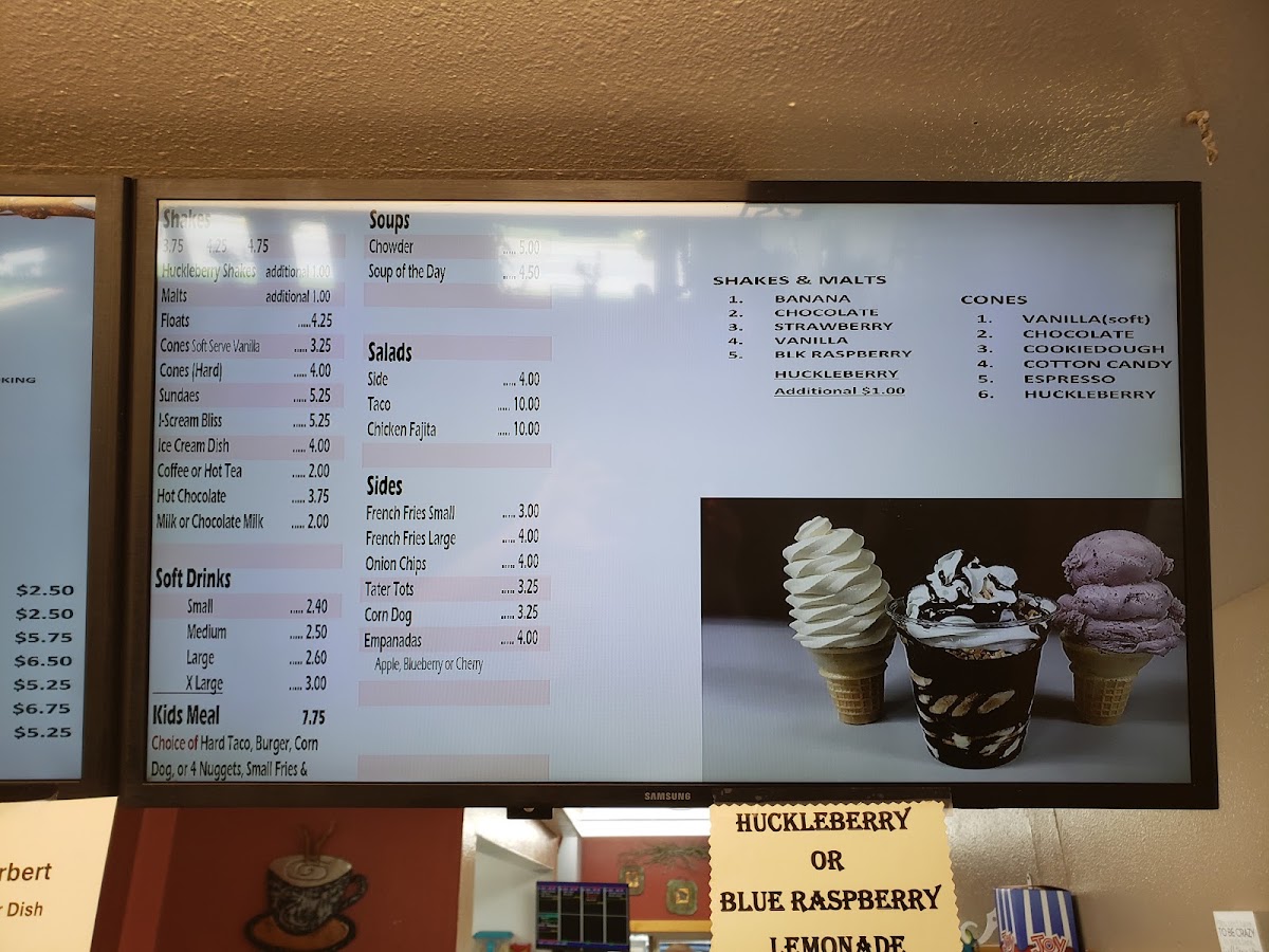 The Windsor menu board