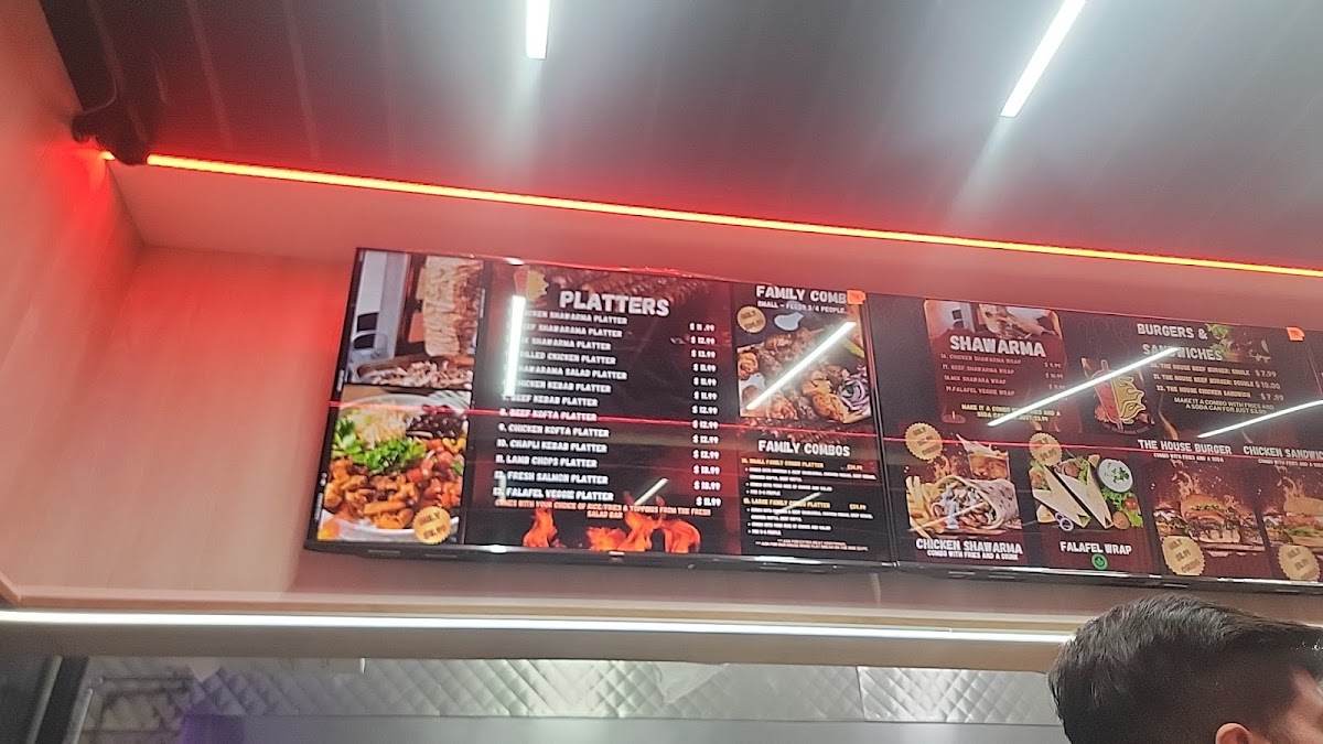 Cousins BBQ menu board