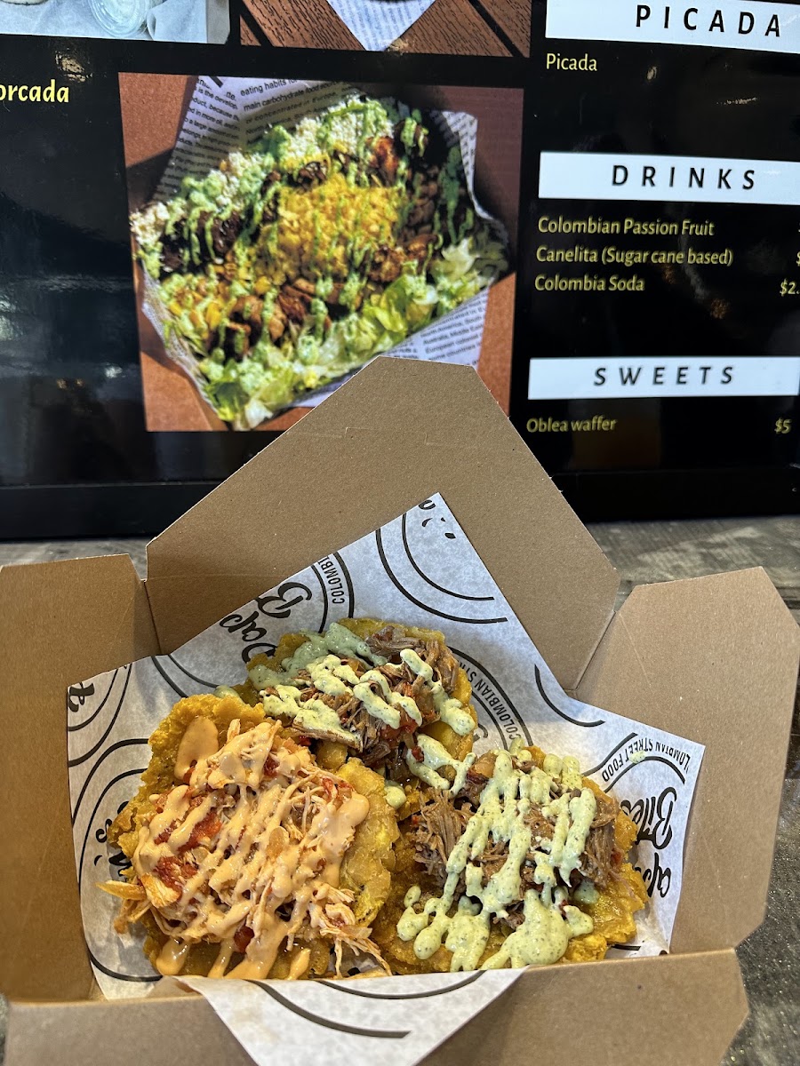 Papin's Bites menu board