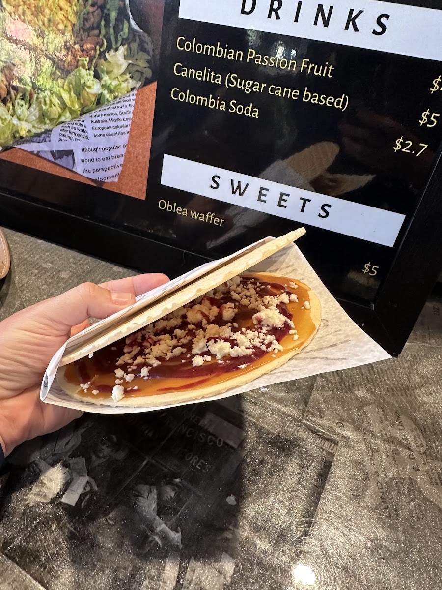 Papin's Bites menu board
