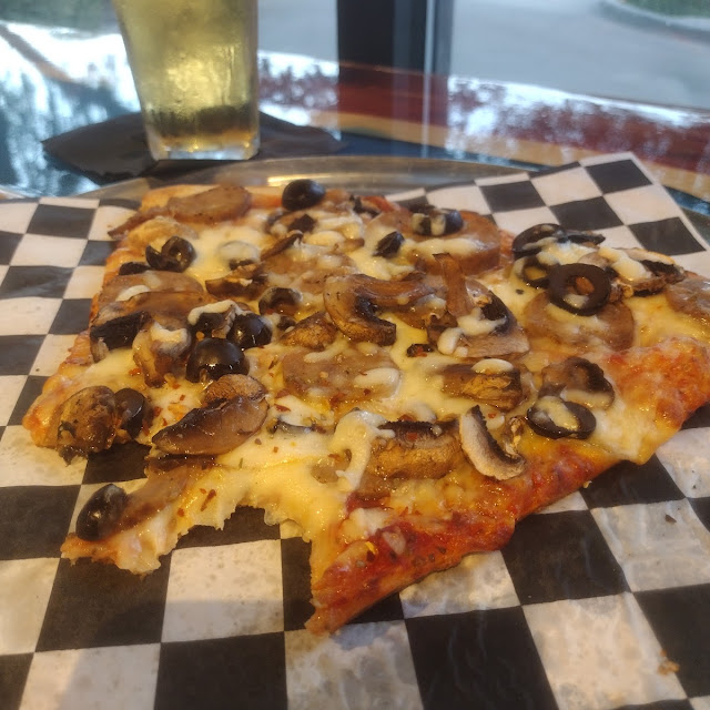 Sausage Mushroom Olive Pizza