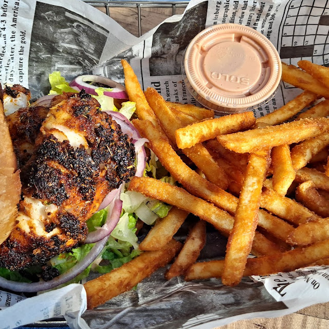 Blackened Cod Sandwich
