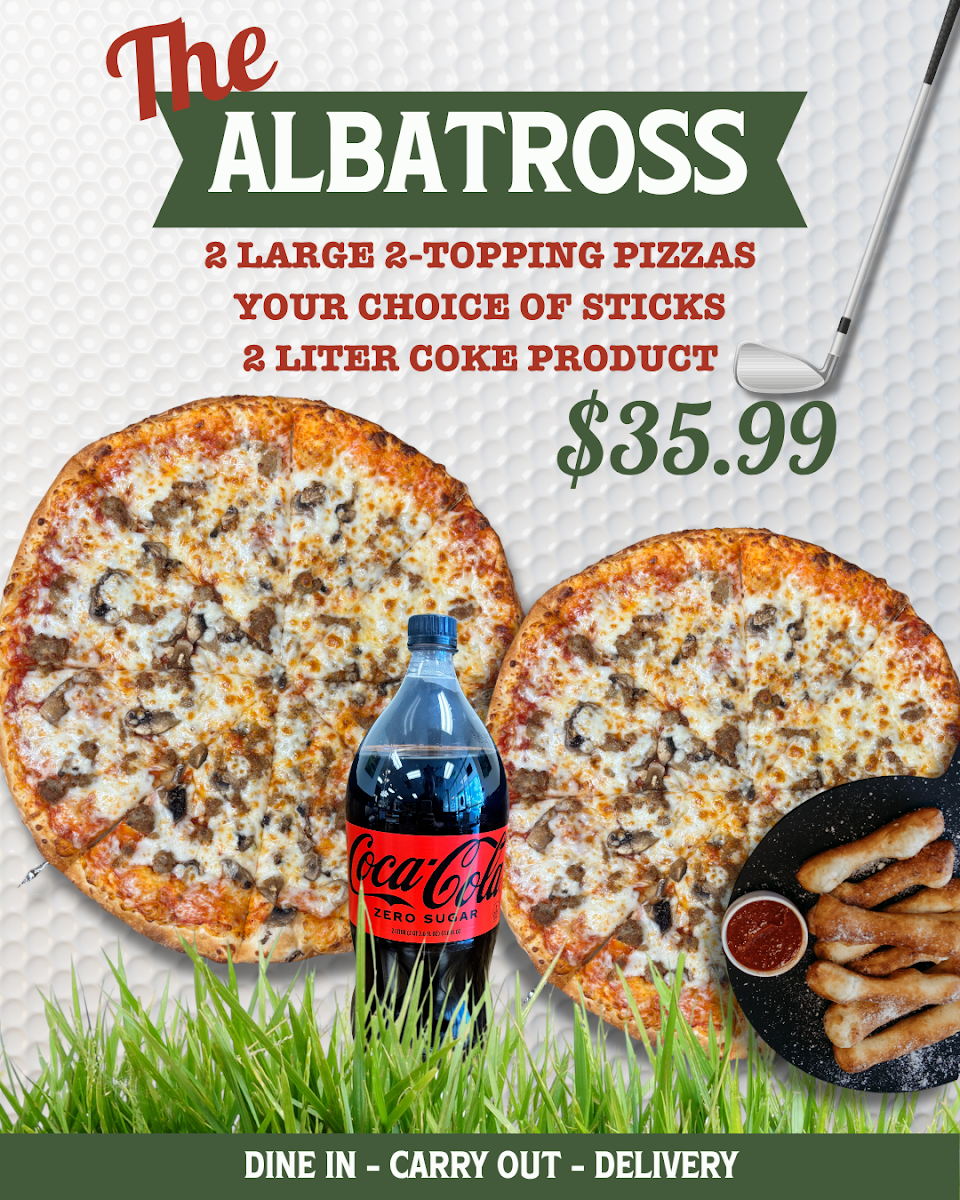 Mulligans Pizza Restaurant menu board