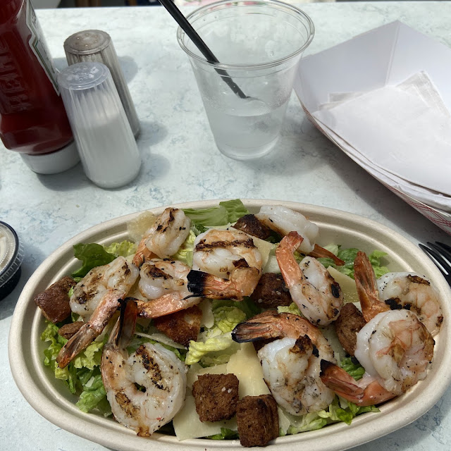 Caesar Salad with Shrimp
