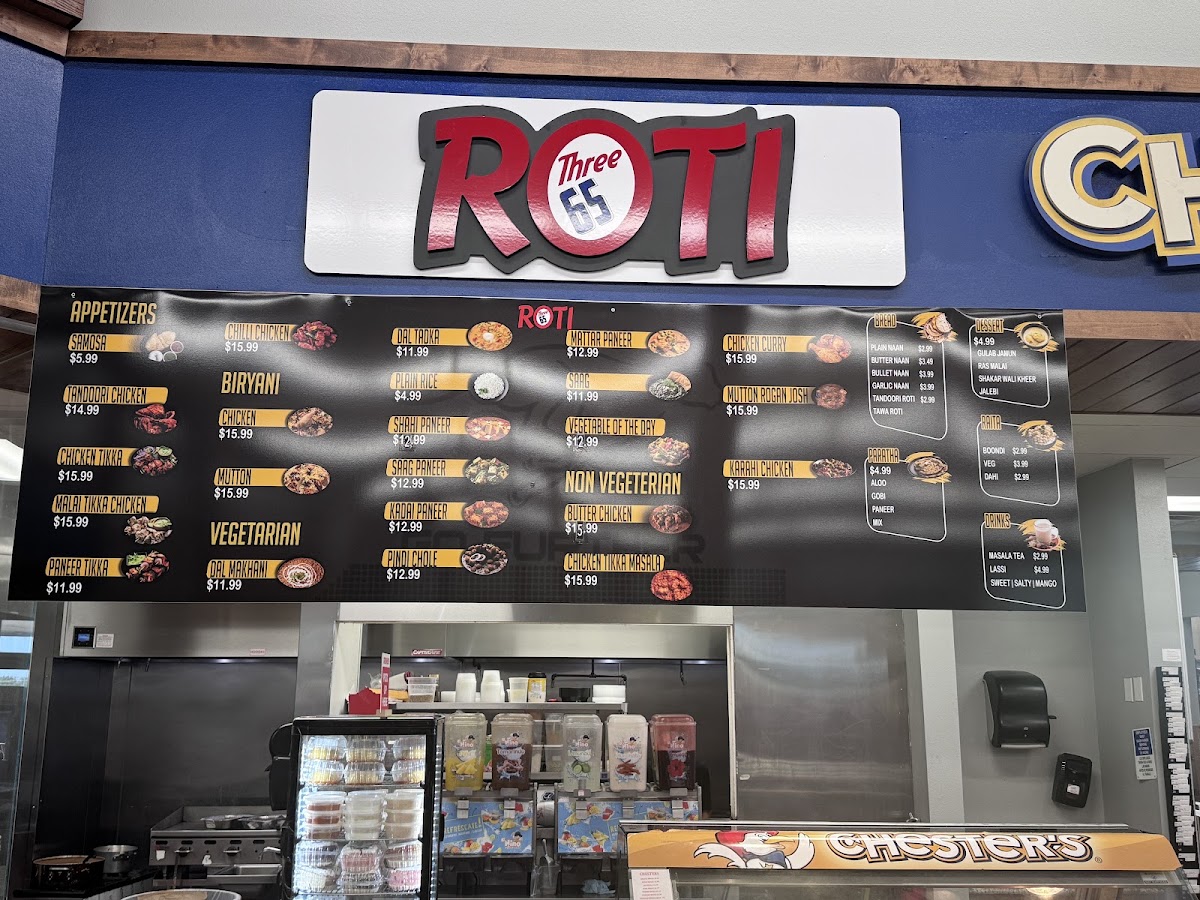365 ROTI menu board