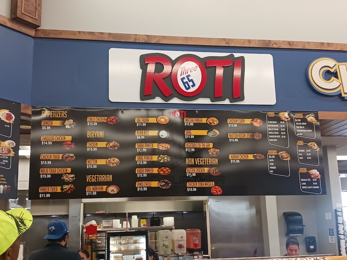 365 ROTI menu board