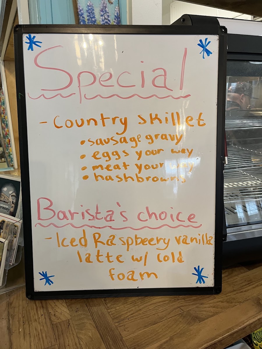 Gabby Lou’s Kitchen menu board