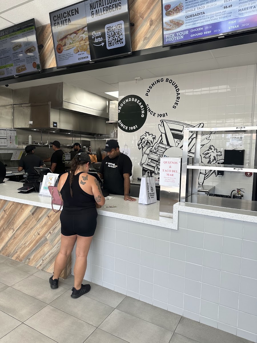 Chevron menu board