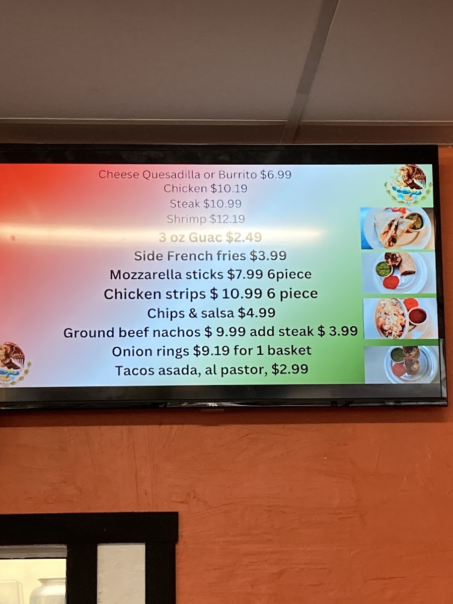 Tako Loco & Tokyo menu board