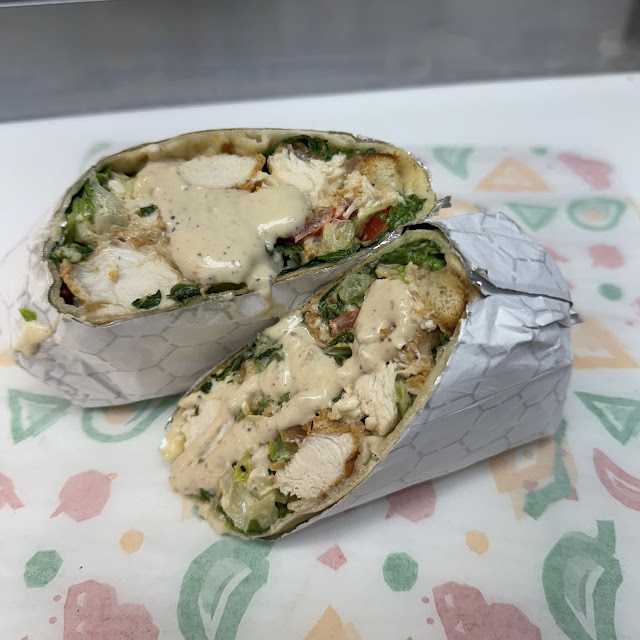 Crispy Chicken Caesar Wrap