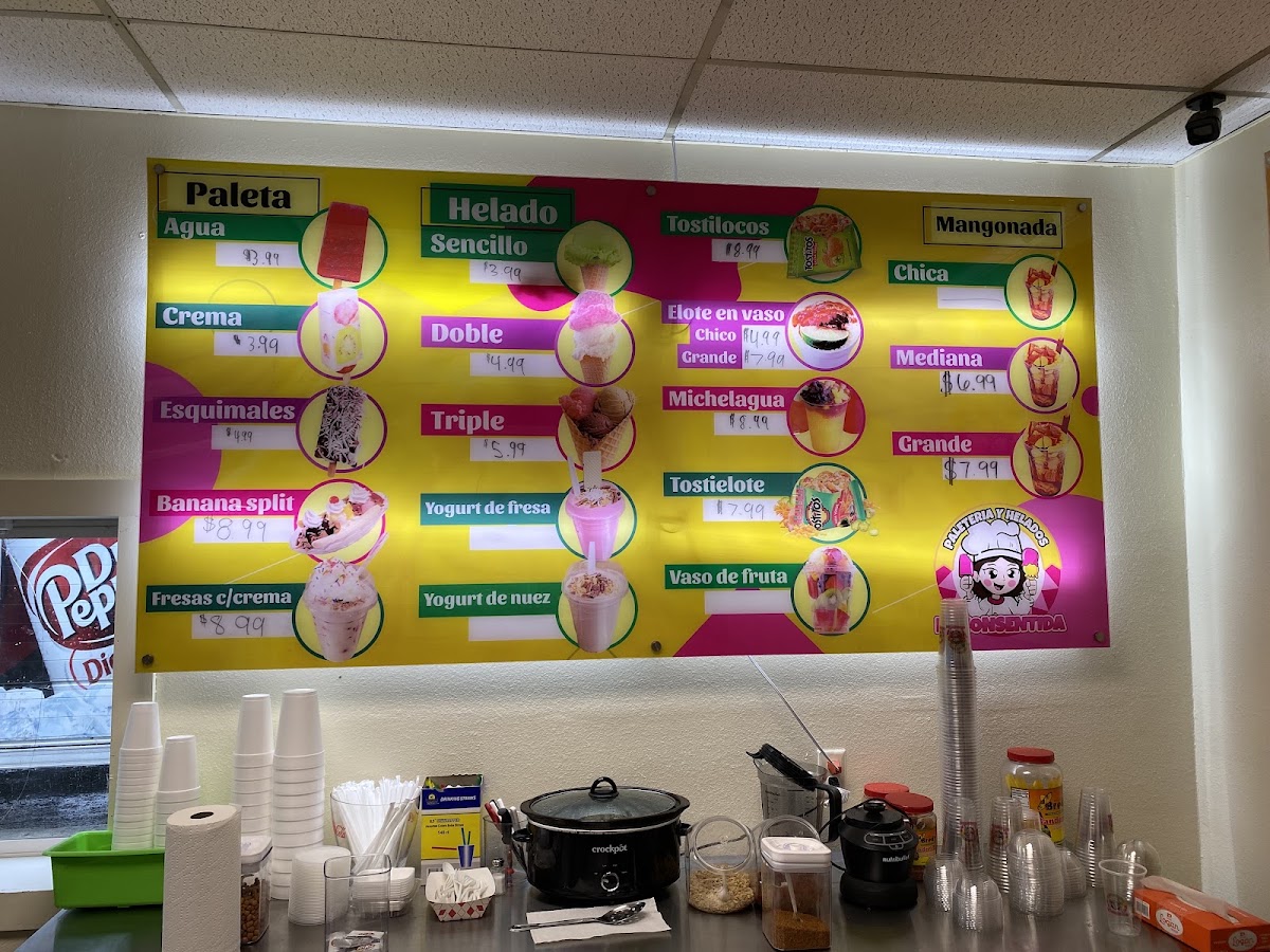 La Potosina | Mexican menu board