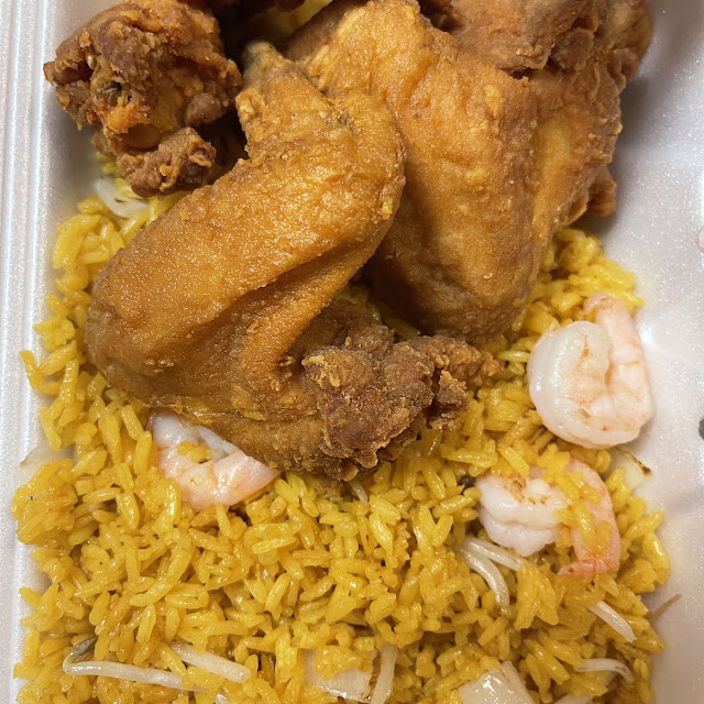 Chicken Wing w Pork Fried Rice