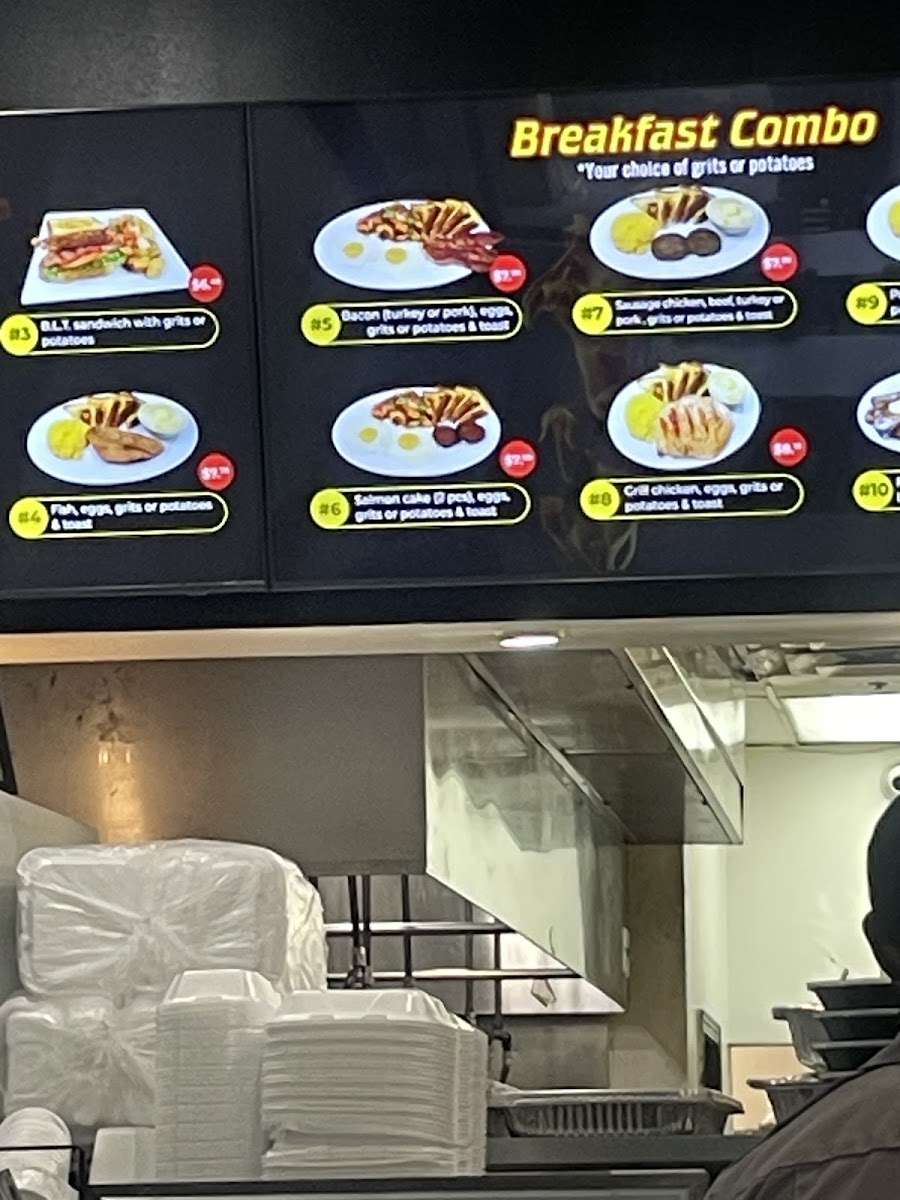 Gutbusters - Atlanta menu board