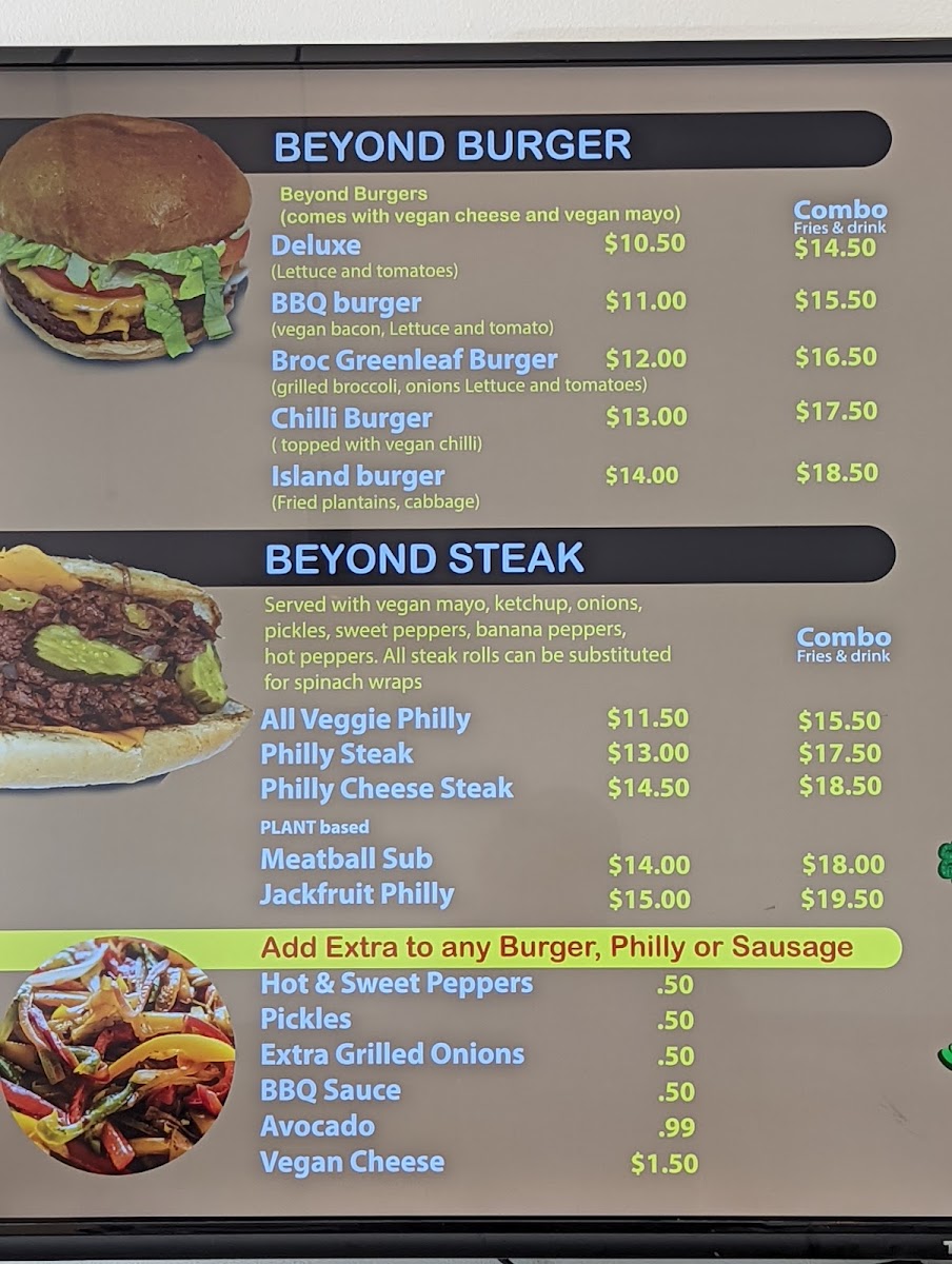 Gutbusters - Atlanta menu board