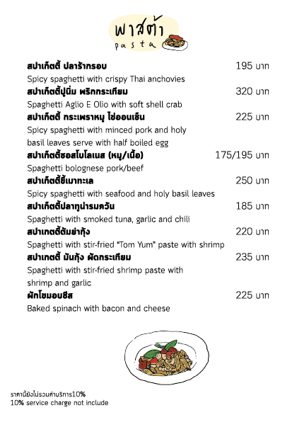 Bigknit Cafe menu board