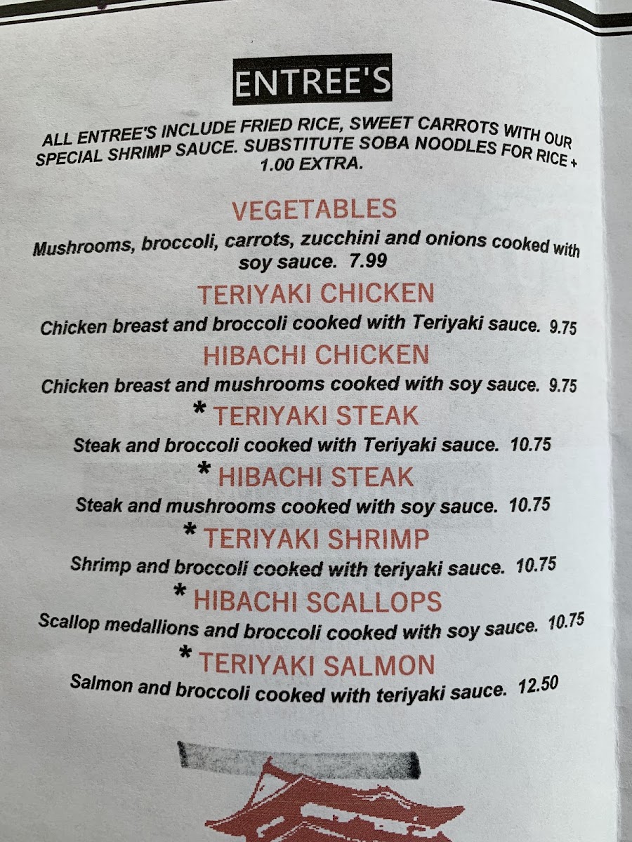 Three Roosters express menu board