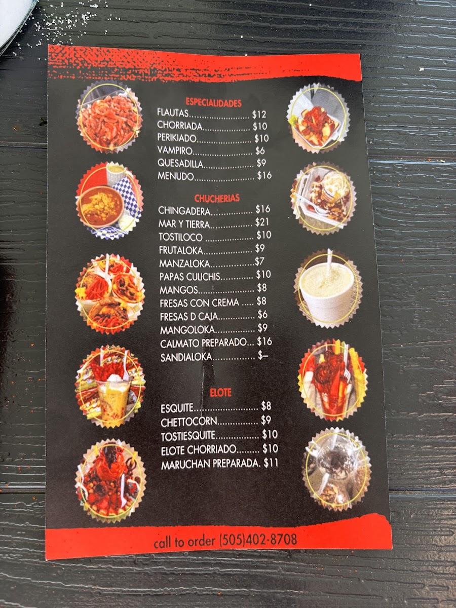 Sinalokos LLC menu board