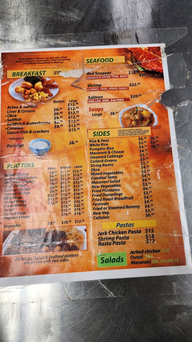 Grill 'N' Dutchy menu board