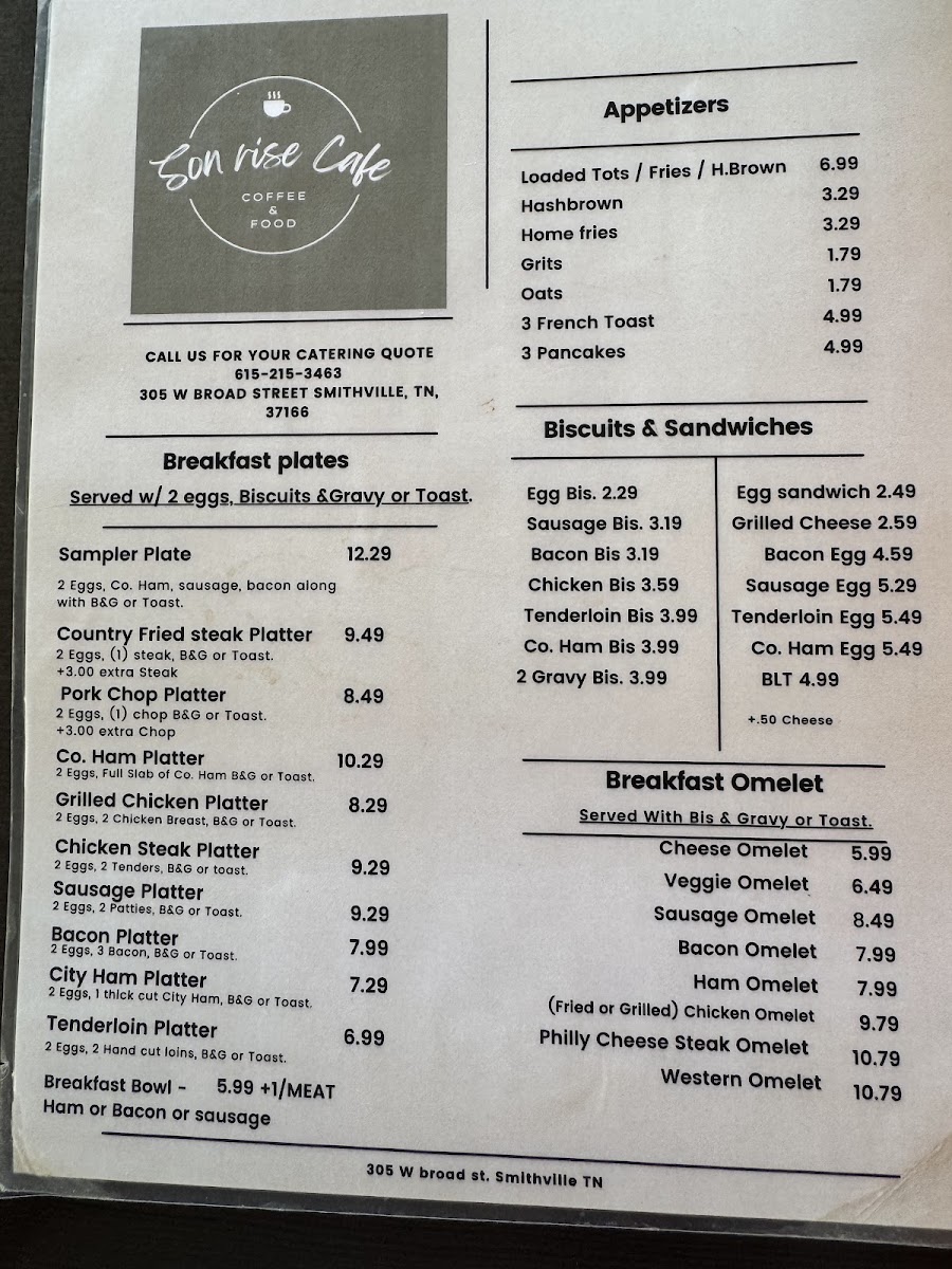 Son Rise Diner