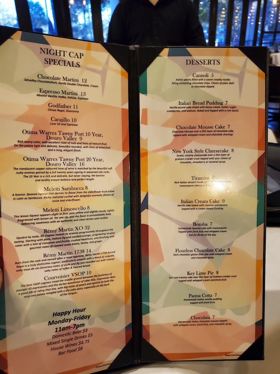 Pomodoro's Cucina Italiana | Clear Lake menu board