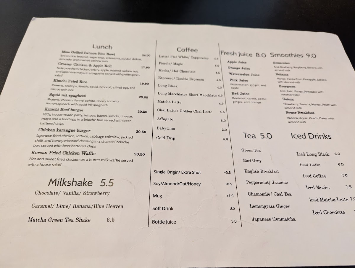 Focus Melbourne menu board