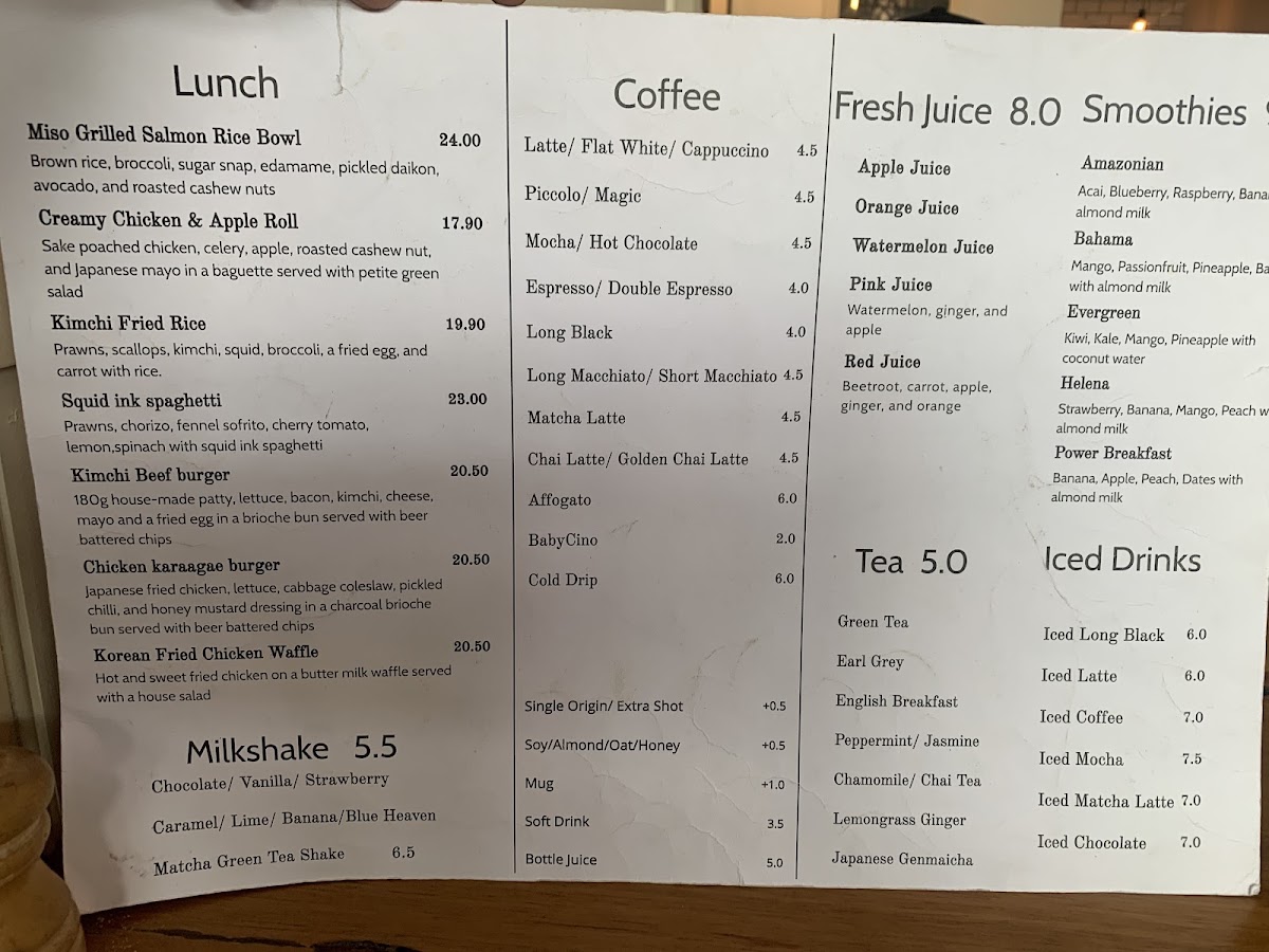 Focus Melbourne menu board