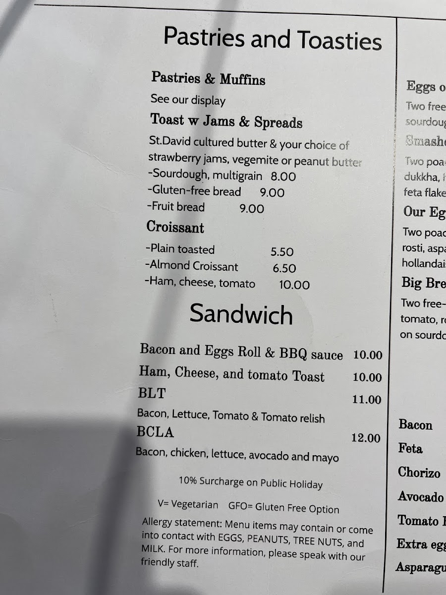 Focus Melbourne menu board
