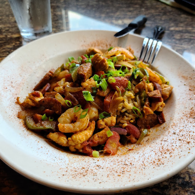 BJ's Brewhouse Bowl with Shrimp