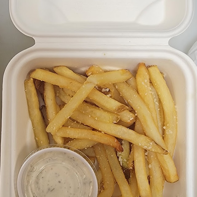 Garlic Romano Fries