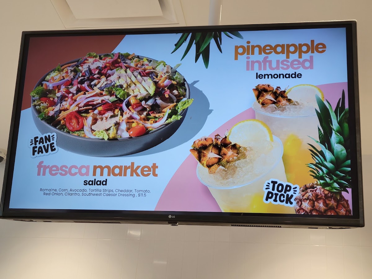 Beyond Juicery + Eatery menu board