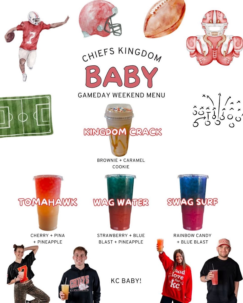 Inspire Nutrition menu board
