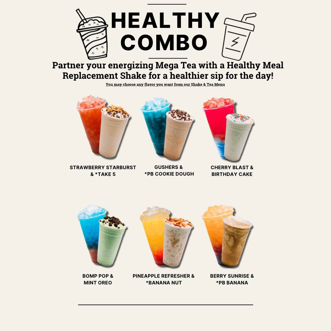 Inspire Nutrition menu board