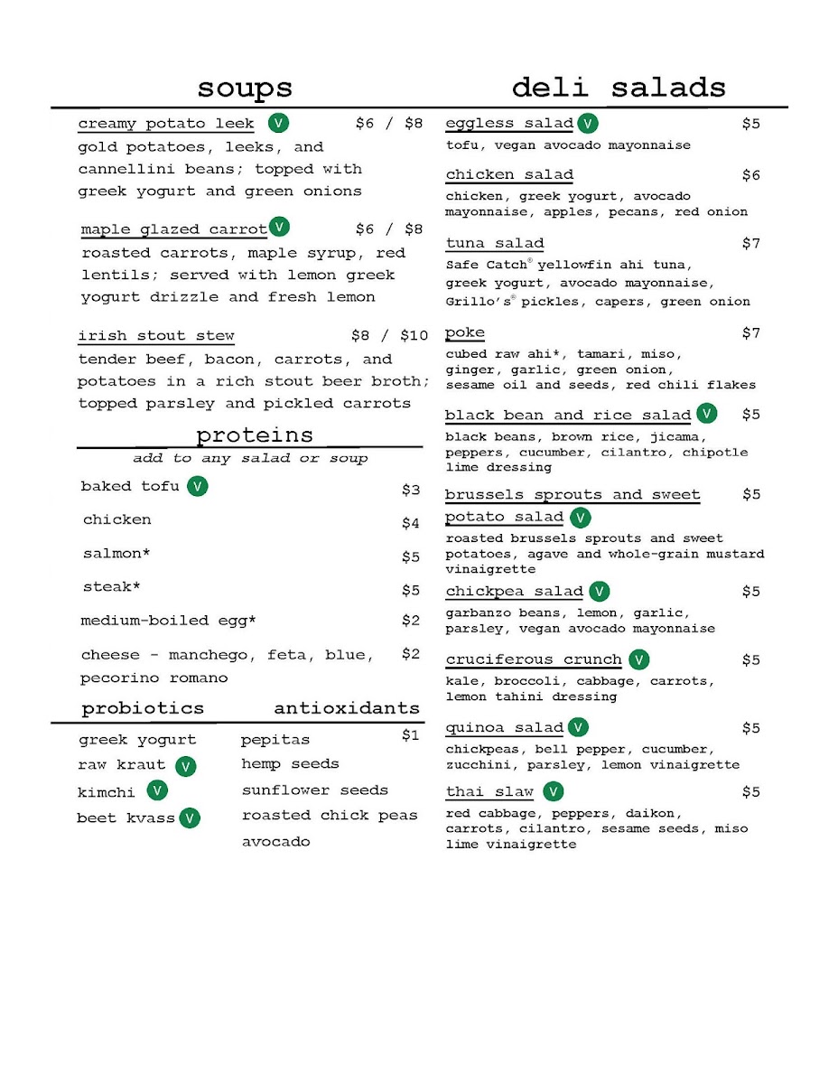 good food mac menu board