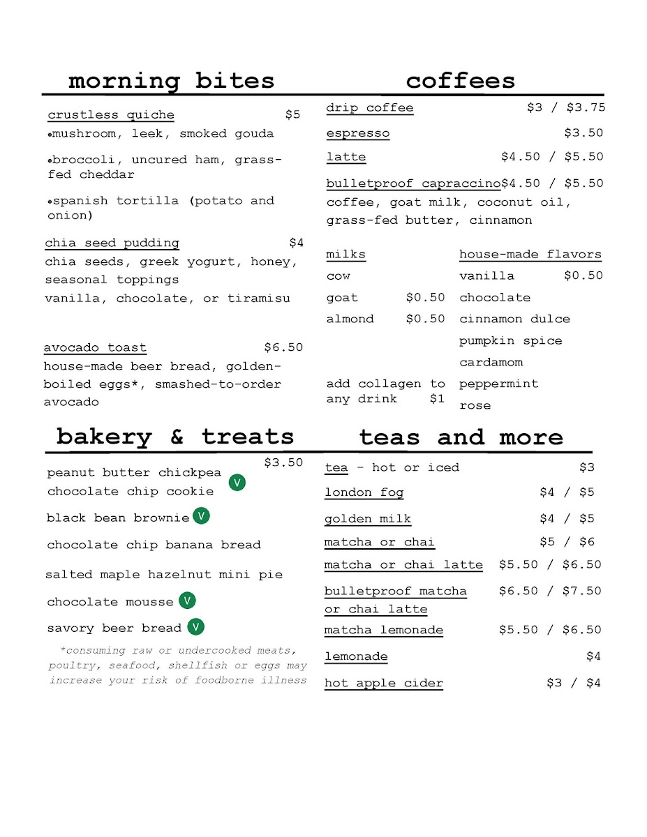 good food mac menu board